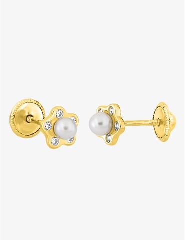 Boucles d'oreilles clous or...