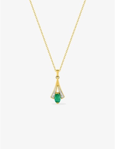 Collier pendentif or jaune...