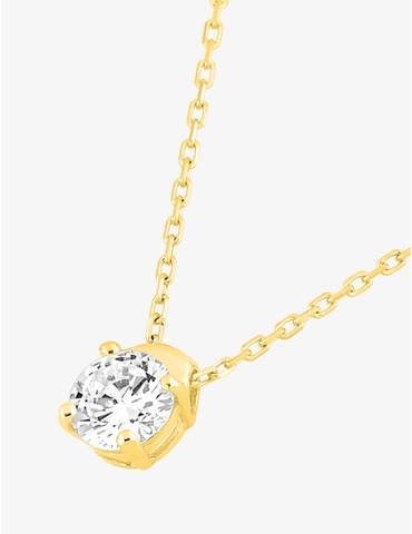 Collier or jaune 375 ‰ et...