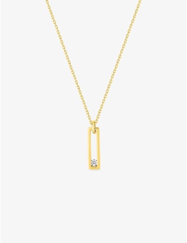 Collier fantaisie or jaune...