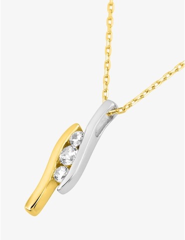 Collier or jaune 375 ‰...
