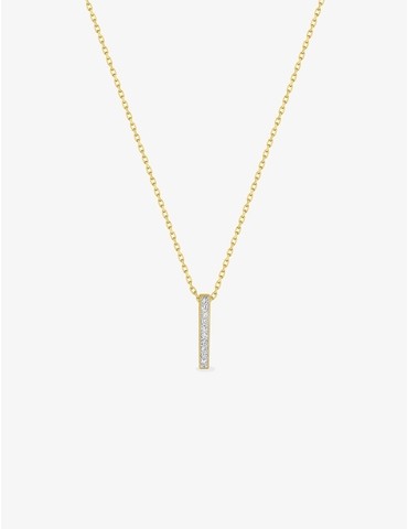 Collier or jaune 375 ‰,...