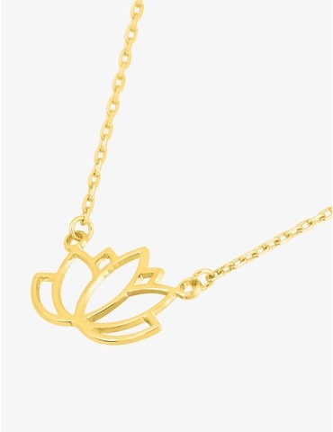 Collier or jaune 375 ‰ et...