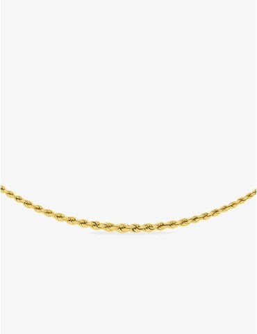 Collier corde or jaune 375...