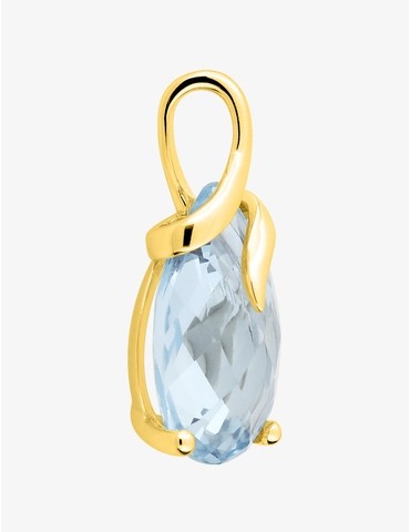 Pendentif or jaune 375 ‰,...