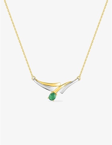 Collier fantaisie or 750‰...
