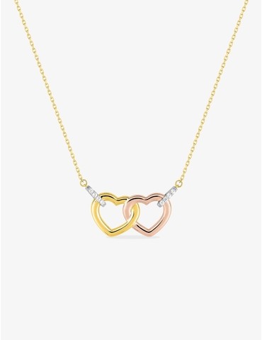 Collier tricolore double...
