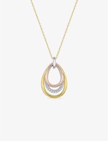 Collier goutte 3 ors 375‰...