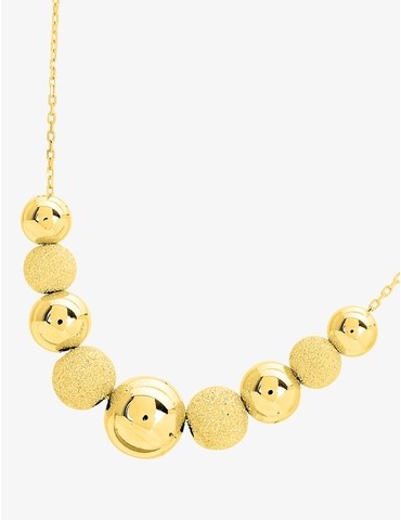 Collier boules pailletées...