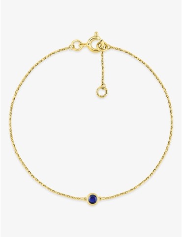 Bracelet or jaune 750‰ et...