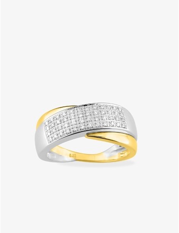 Bague fantaisie en or 750‰...