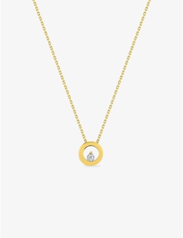 Collier en or jaune et...