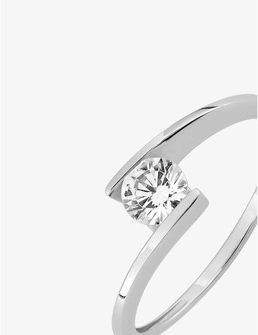 Solitaire fantaisie en or...
