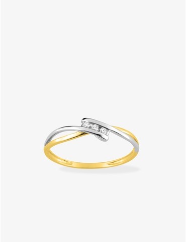 Bague trilogie en or 375‰...