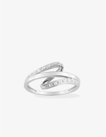 Bague fantaisie diamant en...