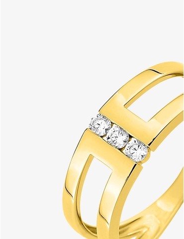 Bague trilogie en or 375‰...