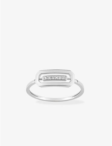 Bague fantaisie en or 750‰...