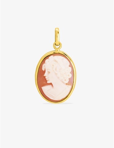Pendentif camée en or 750‰
