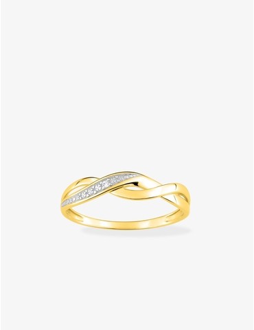 Bague fantaisie et diamant...
