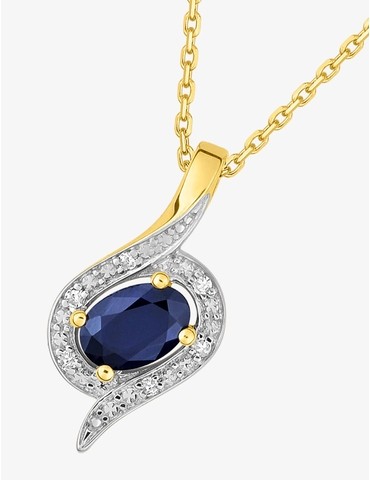 Collier or jaune 750‰,...