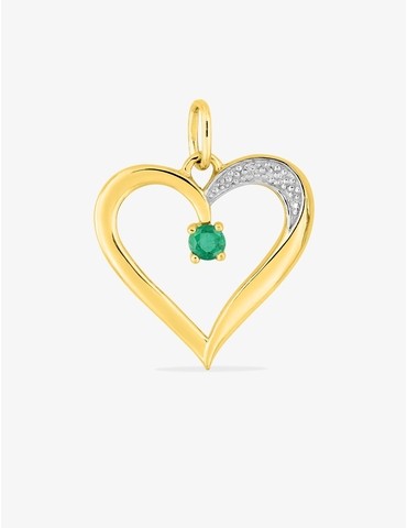 Pendentif cœur or jaune...