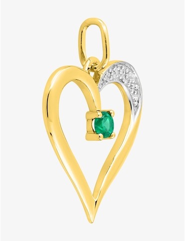 Pendentif cœur or jaune...