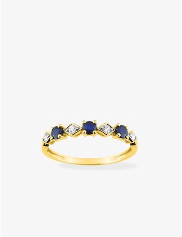 Bague or jaune 375‰,...