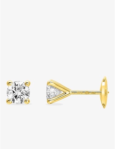 Boucles d'oreilles clous or...