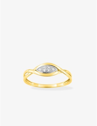 Bague or jaune 750‰,...