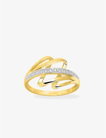 Bague fantaisie or jaune...