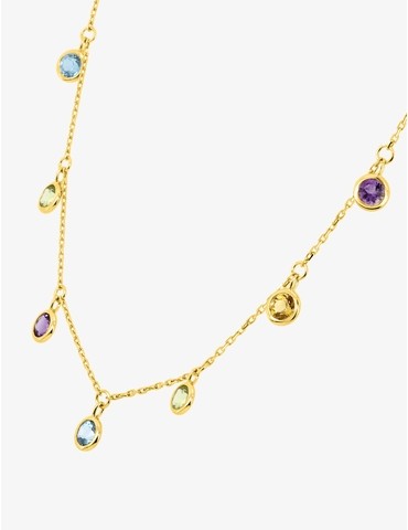 Collier or jaune 375‰,...