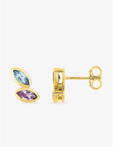 Boucles d'oreilles or jaune...