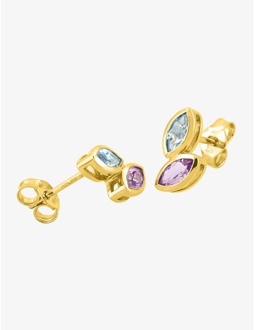 Boucles d'oreilles or jaune...