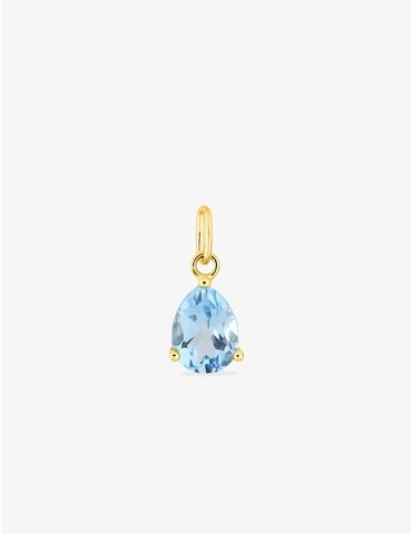 Pendentif or jaune 375‰ et...