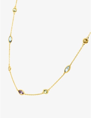 Collier or jaune 375‰,...