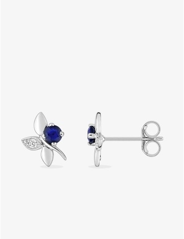 Boucles d'oreilles fleur or...