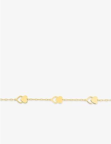 Bracelet en or jaune 375‰...