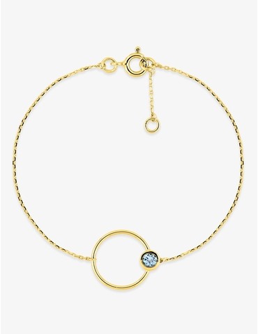 Bracelet cercle en or jaune...