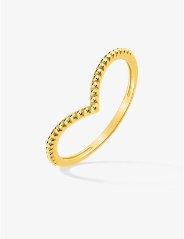 Bague en "v" entaillée en...