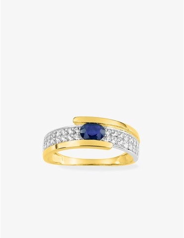 Bague or jaune 375 ‰...