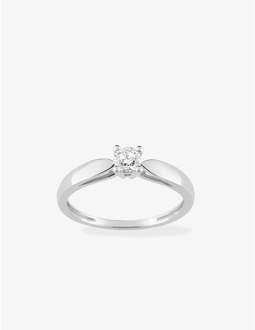 Bague solitaire diamant...