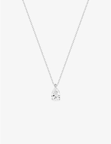 Collier en or blanc 375 ‰...