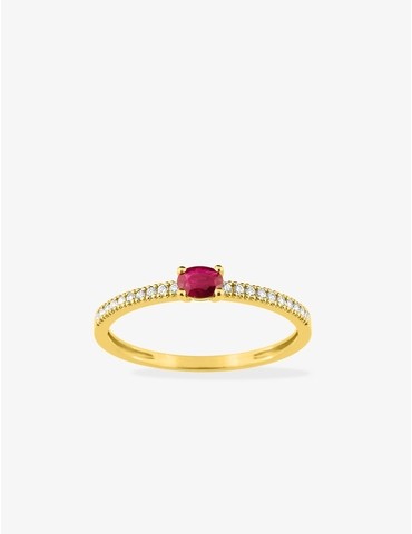 Bague en or jaune 375 ‰...