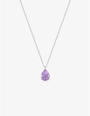 Collier en or blanc 375 ‰...
