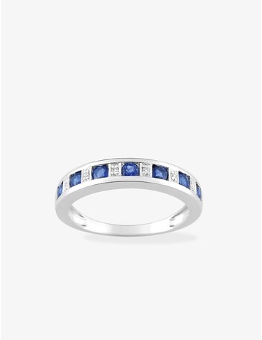 Bague en or blanc 750 ‰,...