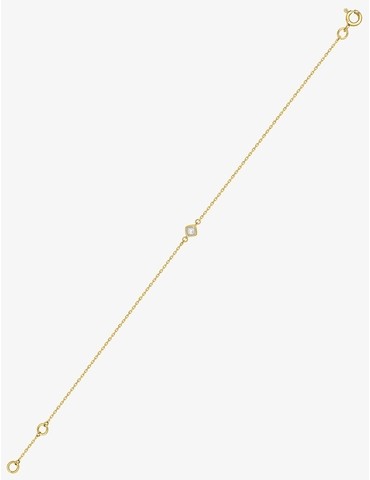 Bracelet en or jaune 750 ‰...
