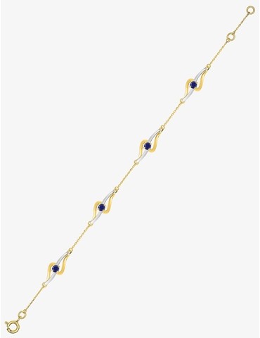 Bracelet en or jaune et...
