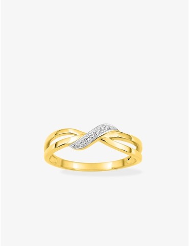 Bague en or jaune 375 ‰...