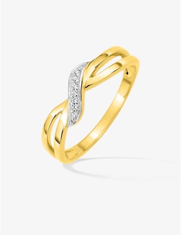 Bague en or jaune 375 ‰...