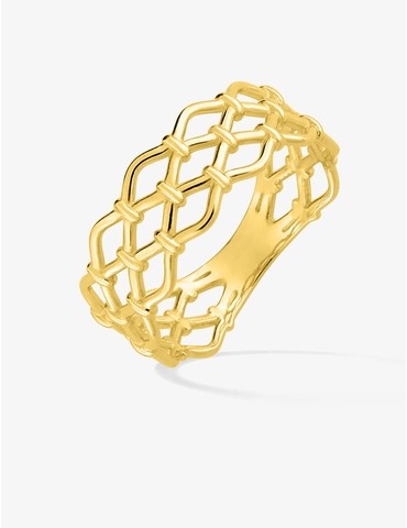 Bague en or jaune 375 ‰...